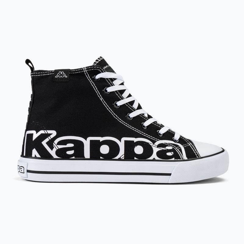 Kappa men's Abras black/white shoes 2