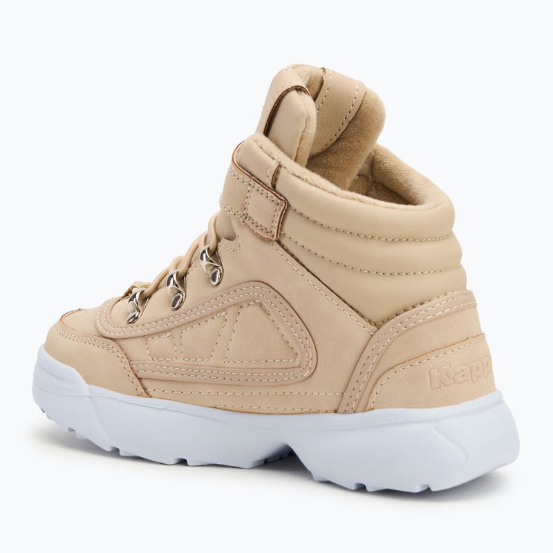 Kappa Shivoo Ice Hi sand/white children's shoes 3