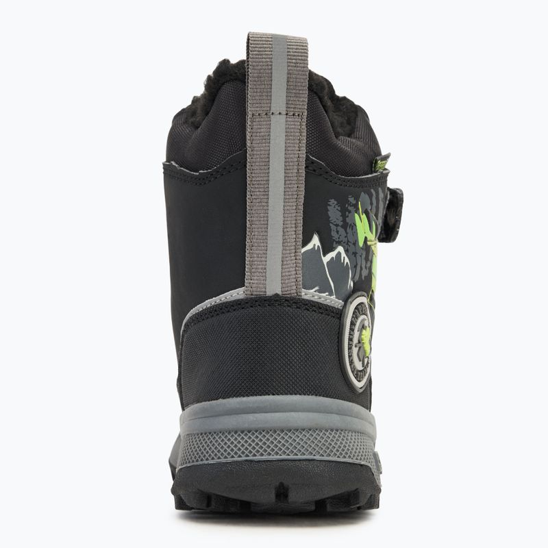 Kappa Mountres Tex black/lime children's snow boots 6