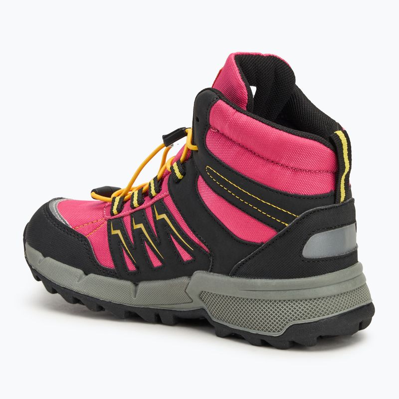 Kappa Boxford Mid Tex pink/yellow children's shoes 3