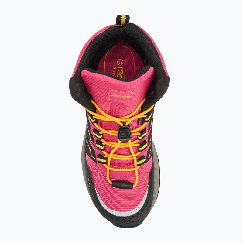 Kappa Boxford Mid Tex pink/yellow children's shoes 5