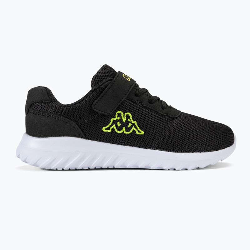 Kappa Tulasa black/lime children's sandals 2