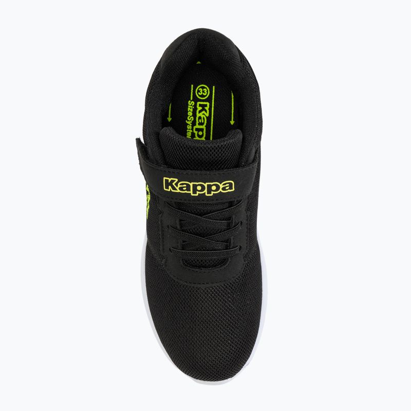 Kappa Tulasa black/lime children's sandals 5