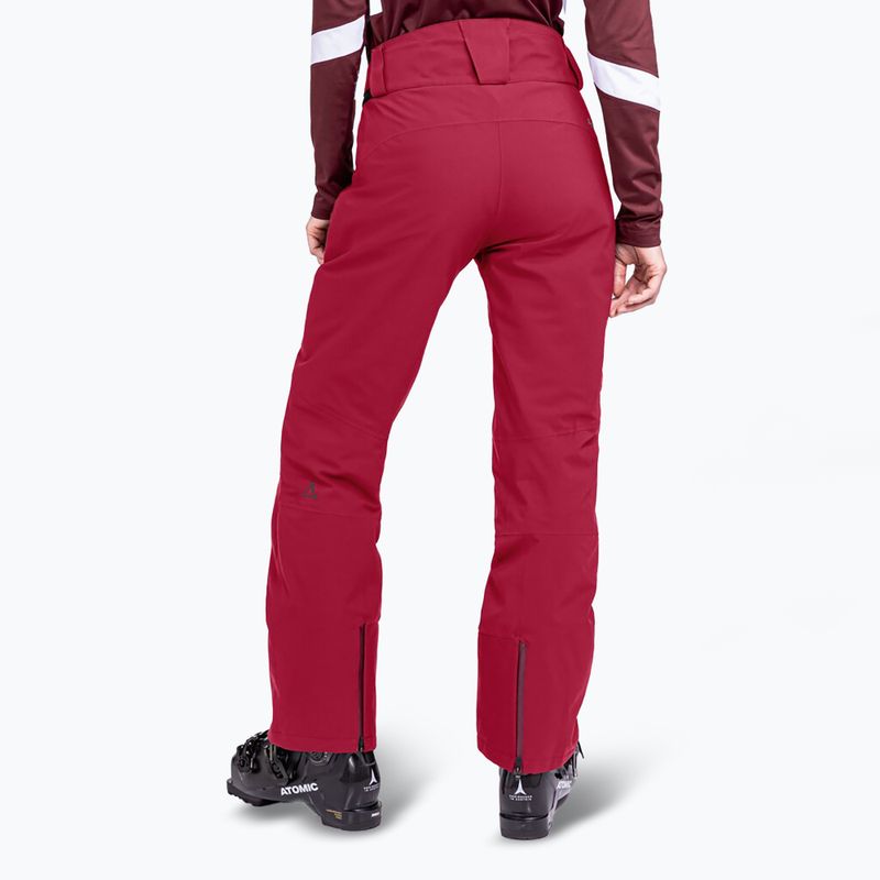 Women's ski trousers Schöffel Weissach merlot 2