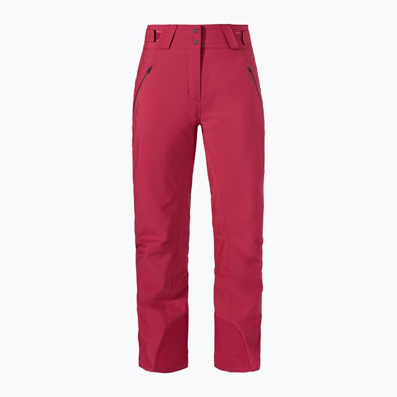 Women's ski trousers Schöffel Weissach merlot 4