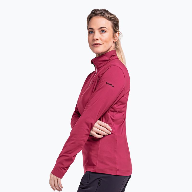 Women's ski sweatshirt Schöffel Fiss merlot 3