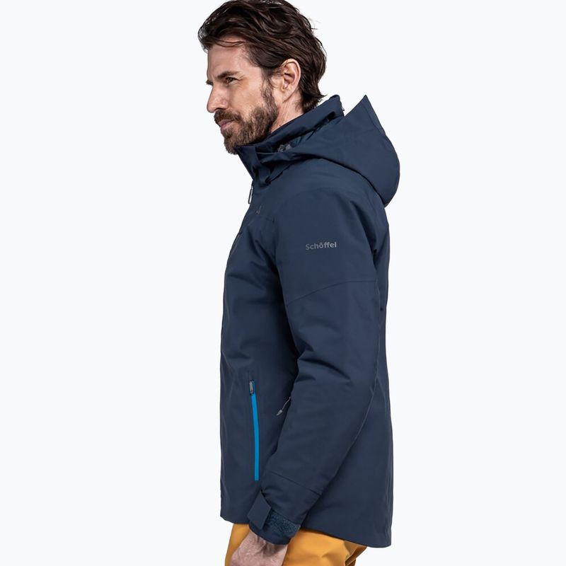 Men's ski jacket Schöffel Tanunalpe navy blazer 3