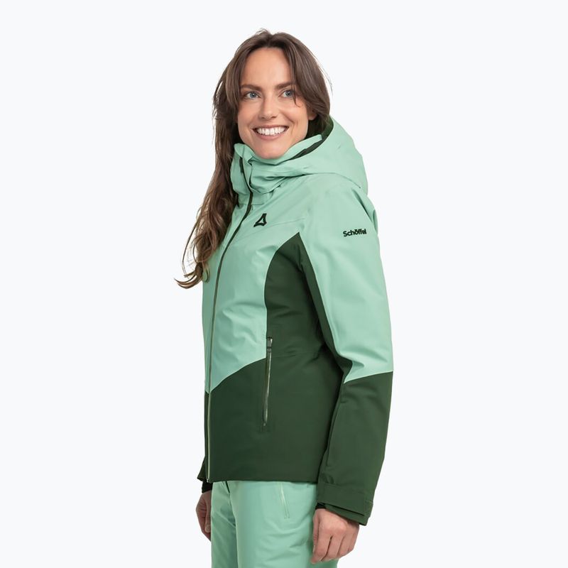Women's ski jacket Schöffel Safuna gem jade 3