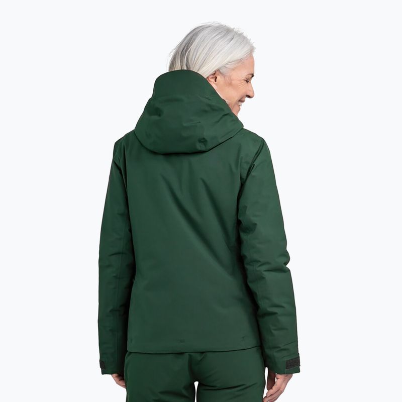 Women's ski jacket Schöffel Nollen dark jade 2