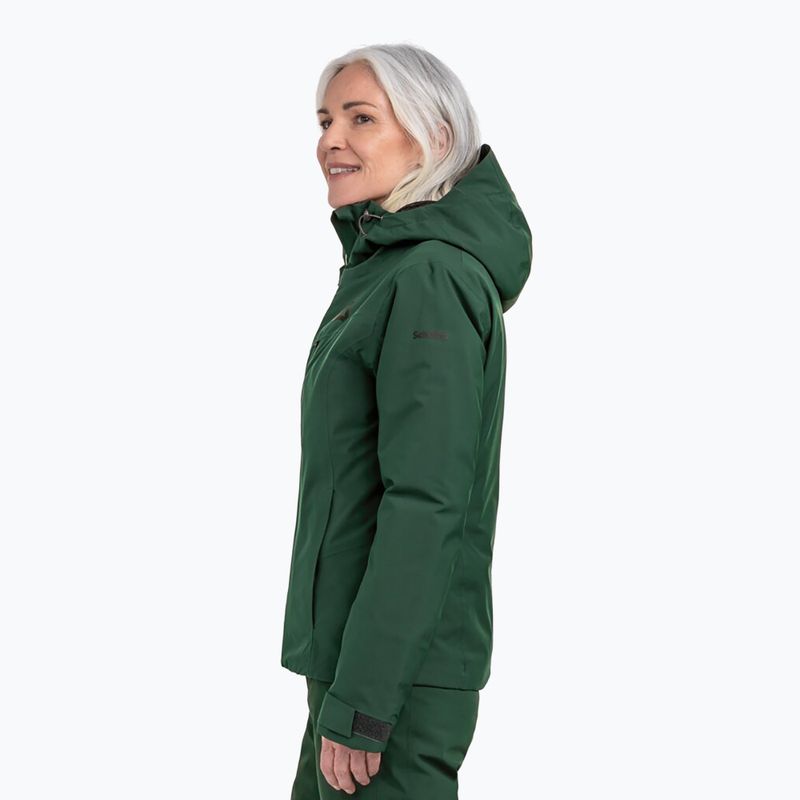 Women's ski jacket Schöffel Nollen dark jade 3