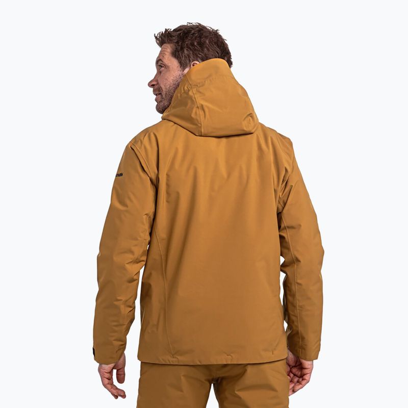 Men's ski jacket Schöffel Nollen caramel 2