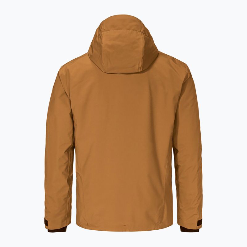 Men's ski jacket Schöffel Nollen caramel 4