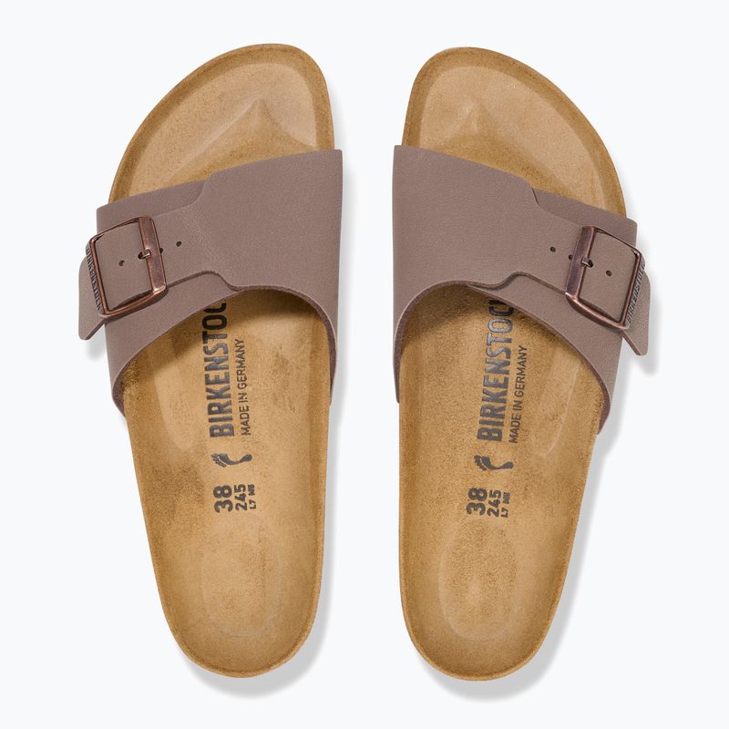 BIRKENSTOCK women's Catalina BFBC Regular mocha flip-flops 10