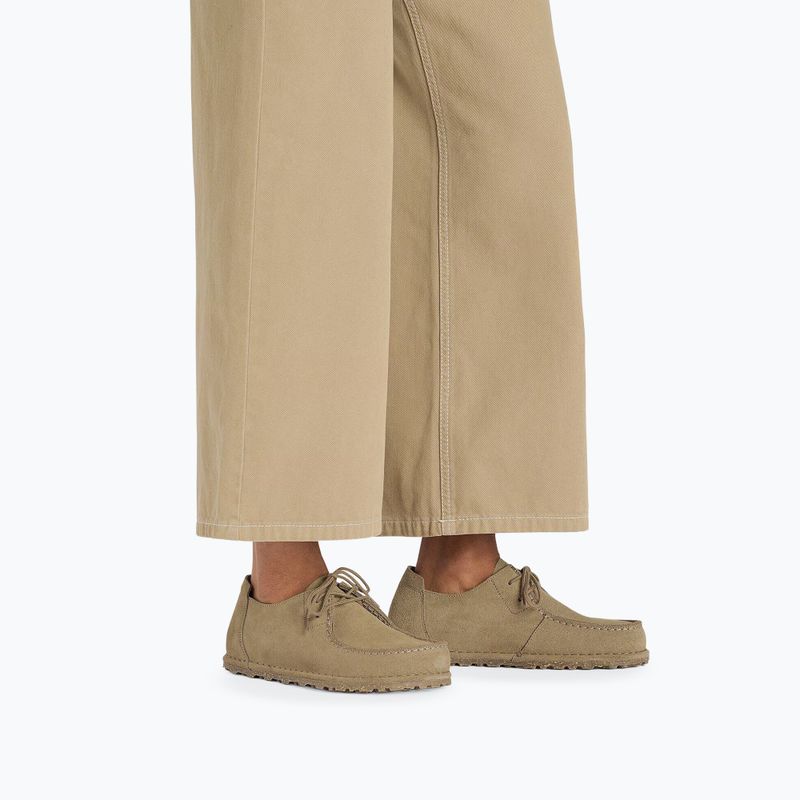 Shoes BIRKENSTOCK Utti Lace Suede Leather Narrow gray taupe 9