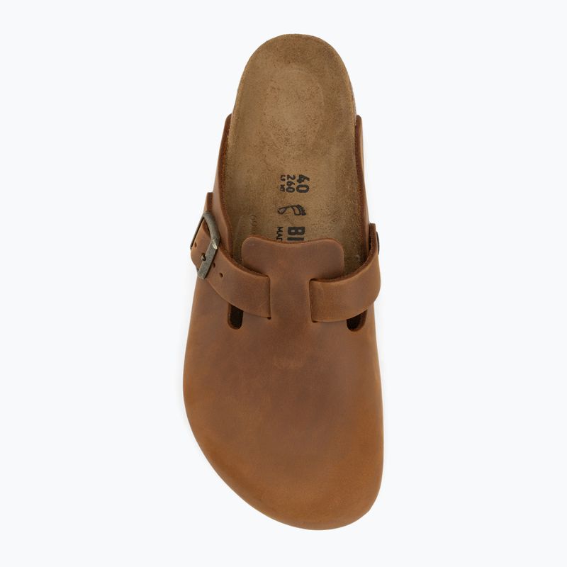 BIRKENSTOCK Boston LEOI Regular cognac flip-flops 5