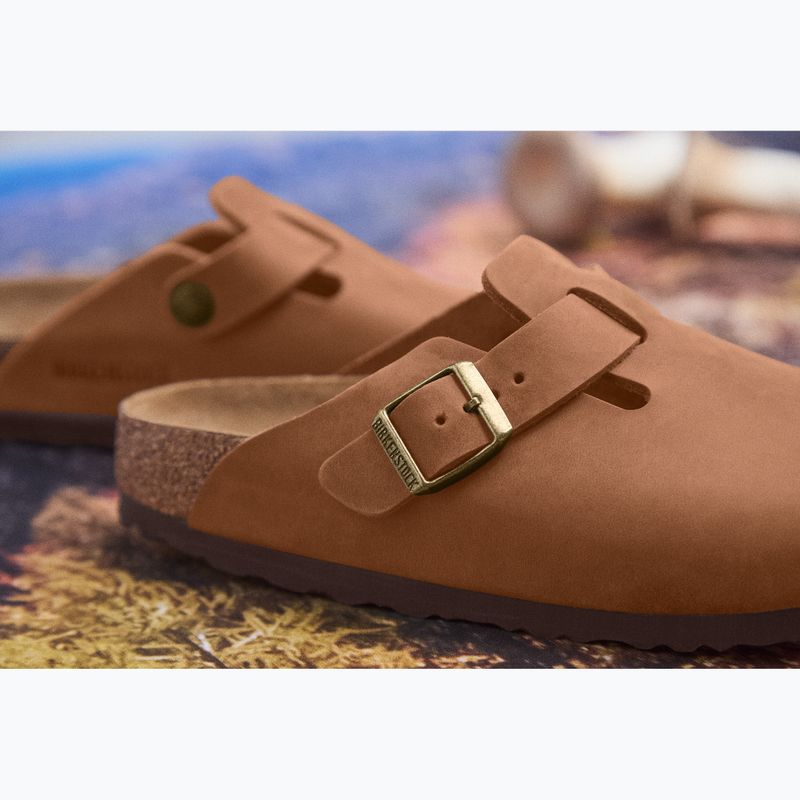 BIRKENSTOCK Boston LEOI Regular cognac flip-flops 4