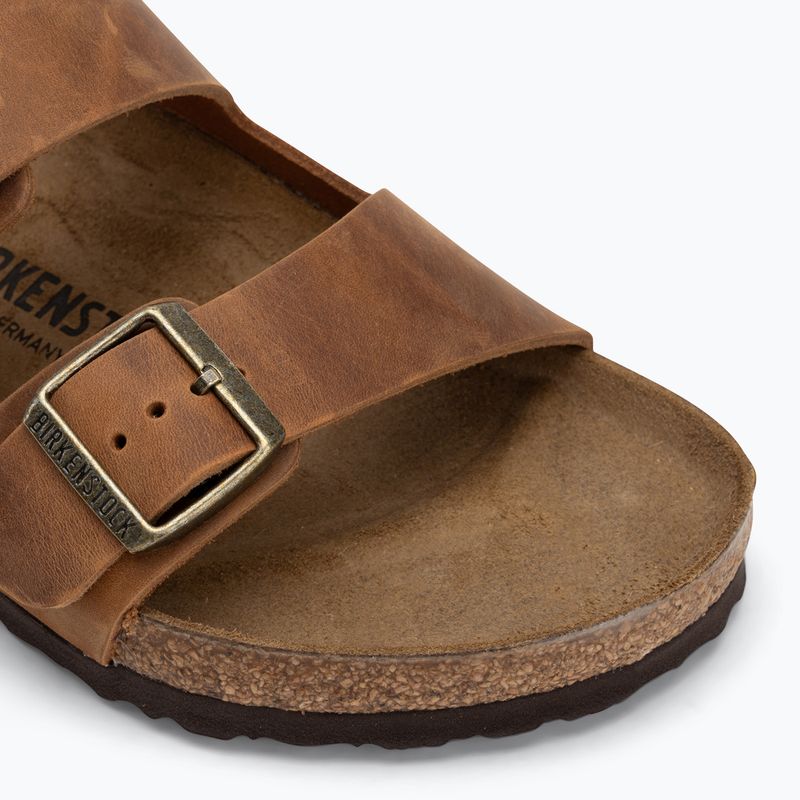 BIRKENSTOCK Arizona LEOI Regular cognac flip-flops 7