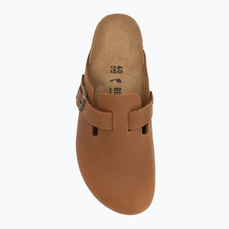 BIRKENSTOCK Boston LEOI Narrow cognac flip-flops 5