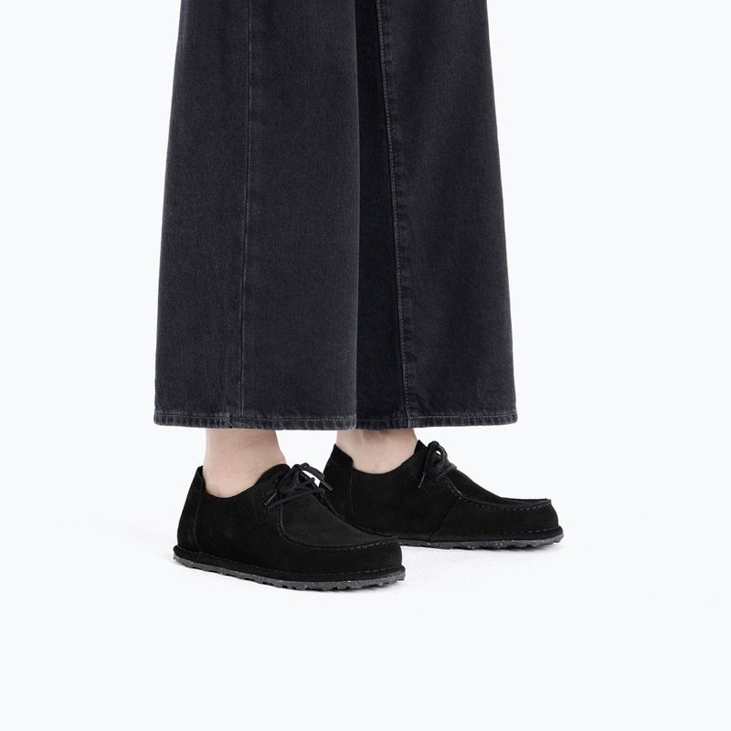 Shoes BIRKENSTOCK Utti Lace Suede Leather Regular black 8