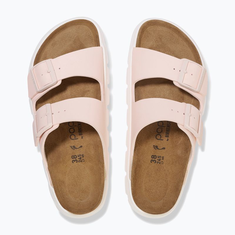 Women's slides BIRKENSTOCK Arizona Chunky Birko-Flor light rose 3