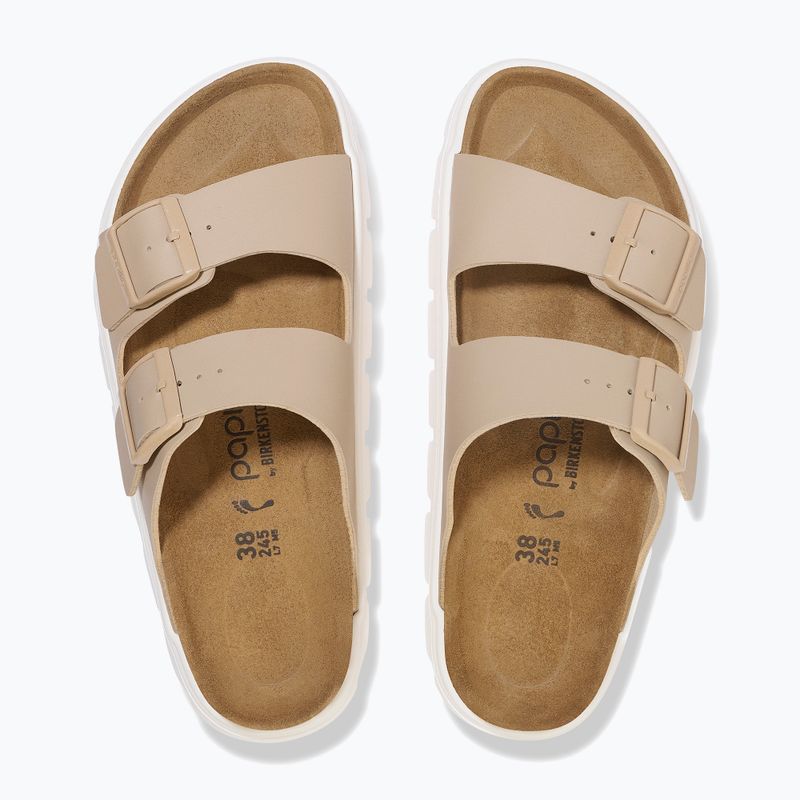 Women's slides BIRKENSTOCK Arizona Chunky Birko-Flor sandcastle 3
