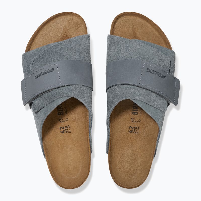 BIRKENSTOCK Kyoto LENB/LEVE Narrow flip-flops basalt gray 3