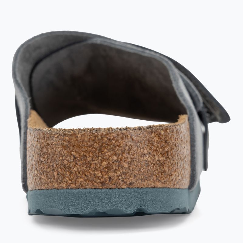 BIRKENSTOCK Kyoto LENB/LEVE Narrow flip-flops basalt gray 6