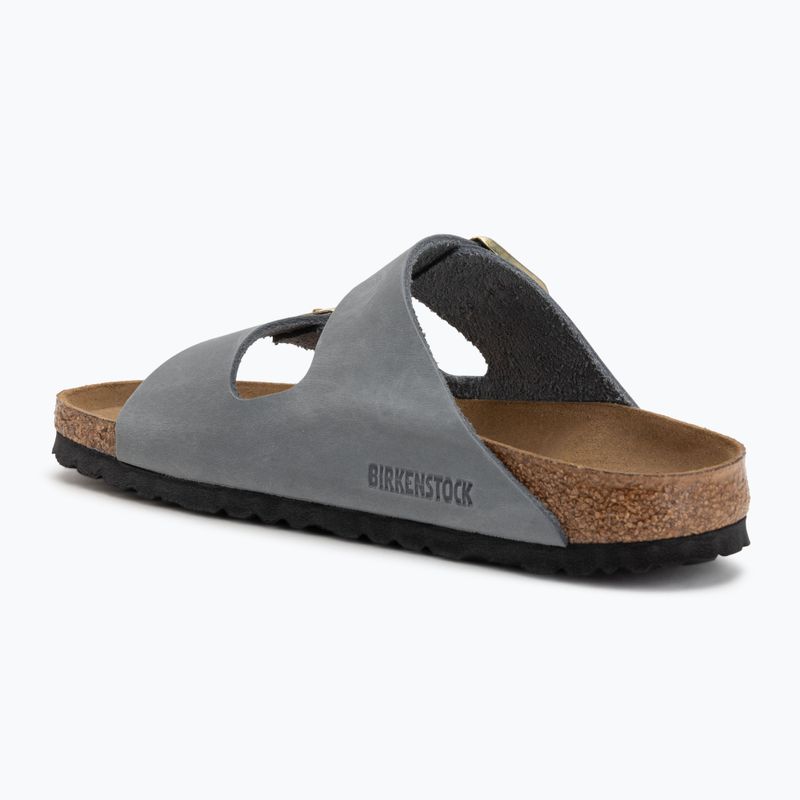 Women's slides BIRKENSTOCK Arizona LEOI Narrow basalt gray 3