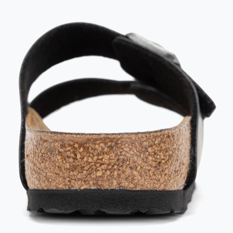 BIRKENSTOCK Arizona BF Narrow metallic black flip-flops 6
