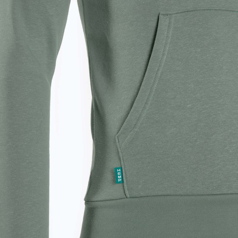 Men's adidas Essentials + Made With Hemp sweatshirt silver green 3