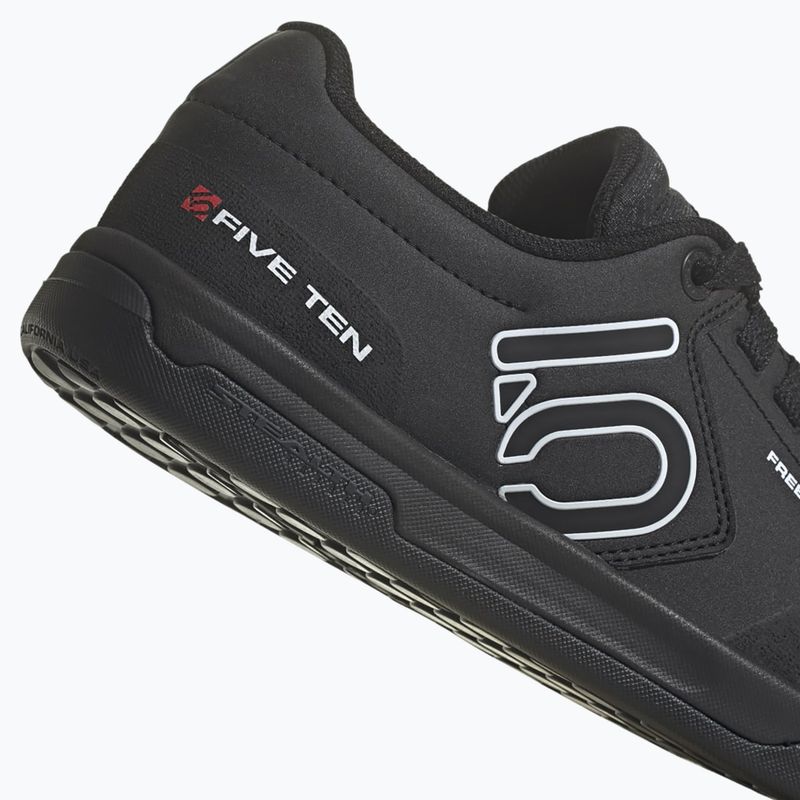 Men's adidas FIVE TEN Freerider Pro core black/cloud white/cloud white platform cycling shoes 6