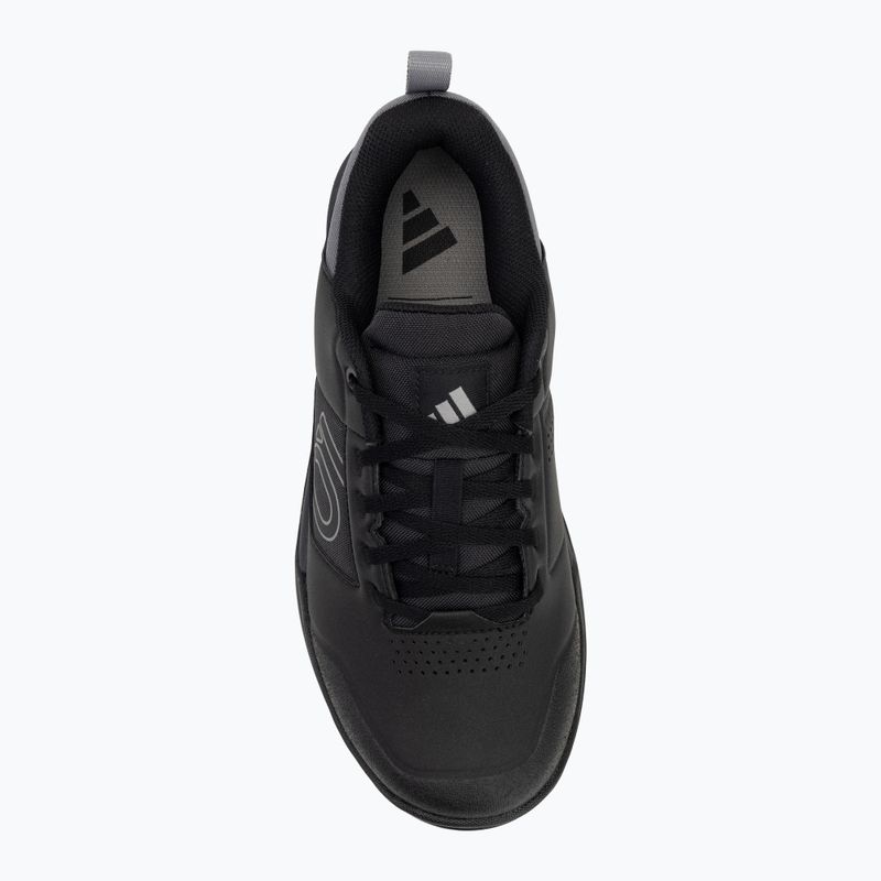 Men's adidas FIVE TEN Impact Pro core black/grey three/grey six platform cycling shoes 5