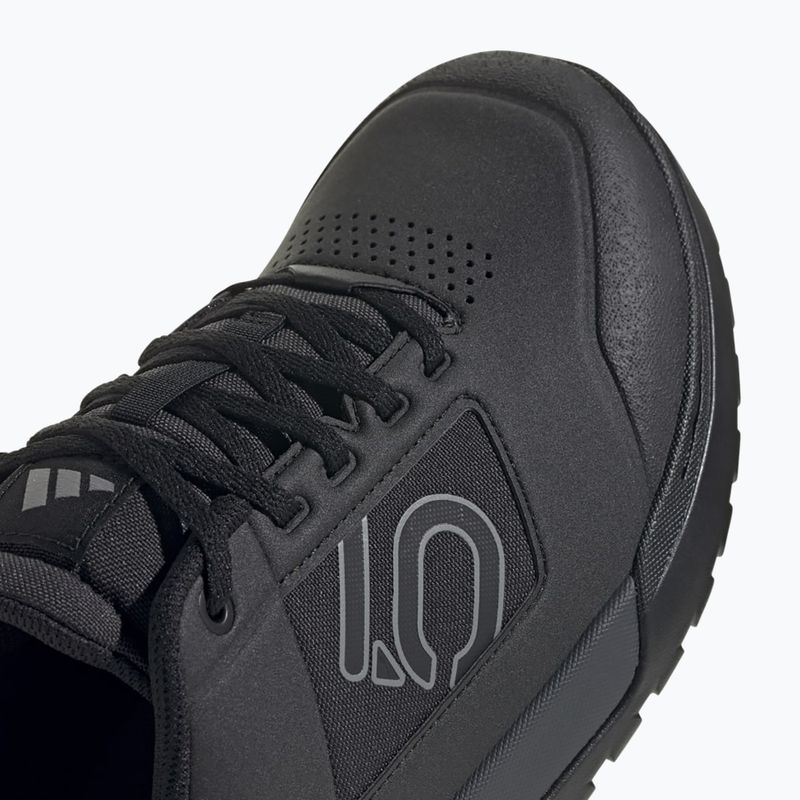 Men's adidas FIVE TEN Impact Pro core black/grey three/grey six platform cycling shoes 5