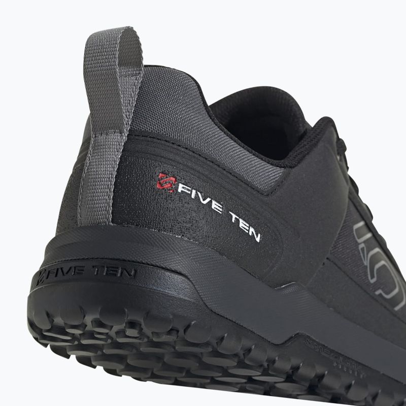 Men's adidas FIVE TEN Impact Pro core black/grey three/grey six platform cycling shoes 6