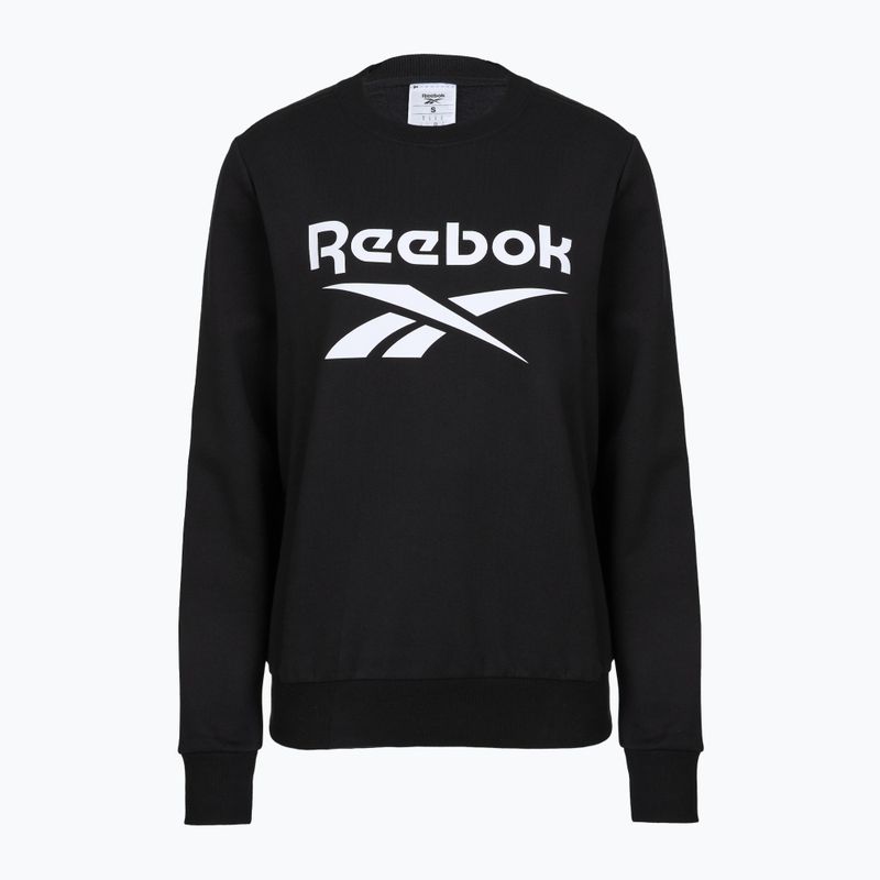Women's sweatshirt Reebok Identity Big Logo Fleece Crew black