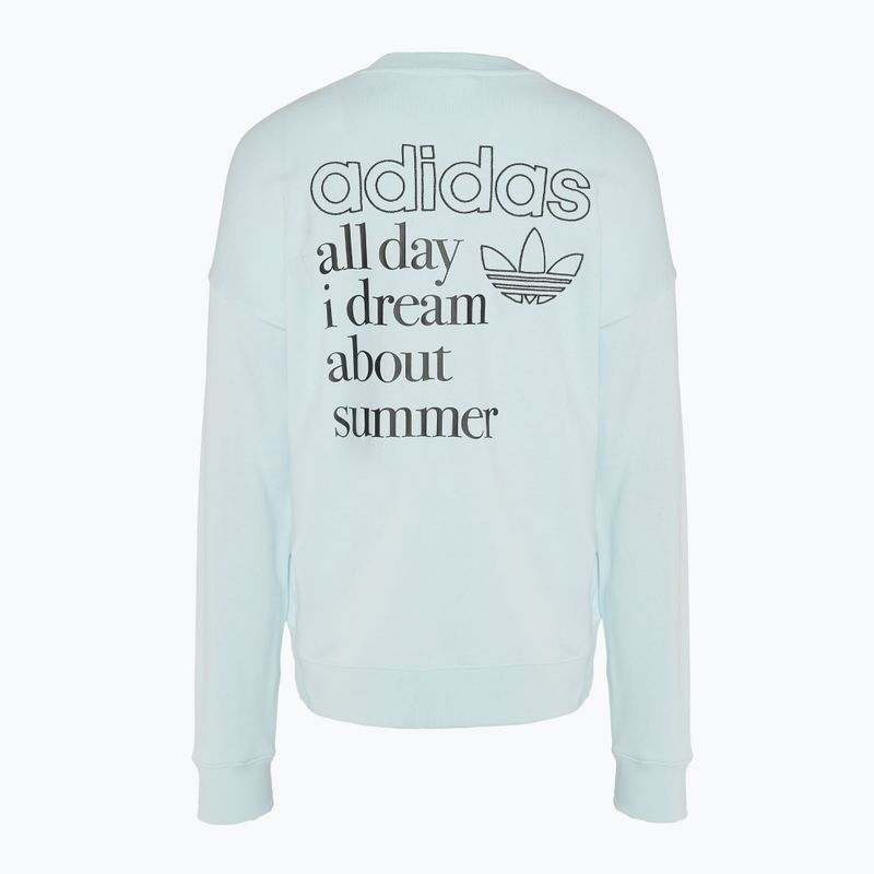 Women's adidas Graphic sweatshirt almost blue 2
