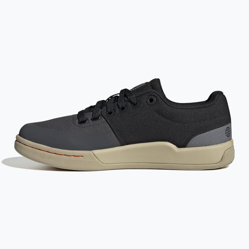 Women's platform cycling shoes adidas FIVE TEN Freerider Pro Canvas W grey six/grey four/impact orange 9