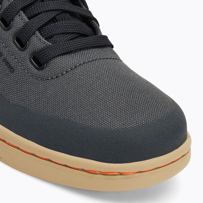 Women's platform cycling shoes adidas FIVE TEN Freerider Pro Canvas W grey six/grey four/impact orange 7