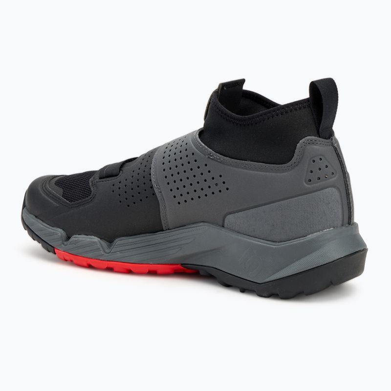 Men's MTB cycling shoes adidas FIVE TEN Trailcross Pro Clip-In grey five / core black / red 3