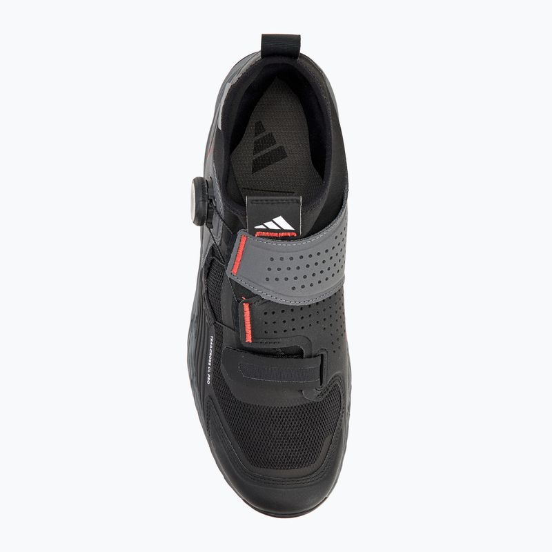 Men's MTB cycling shoes adidas FIVE TEN Trailcross Pro Clip-In grey five / core black / red 5