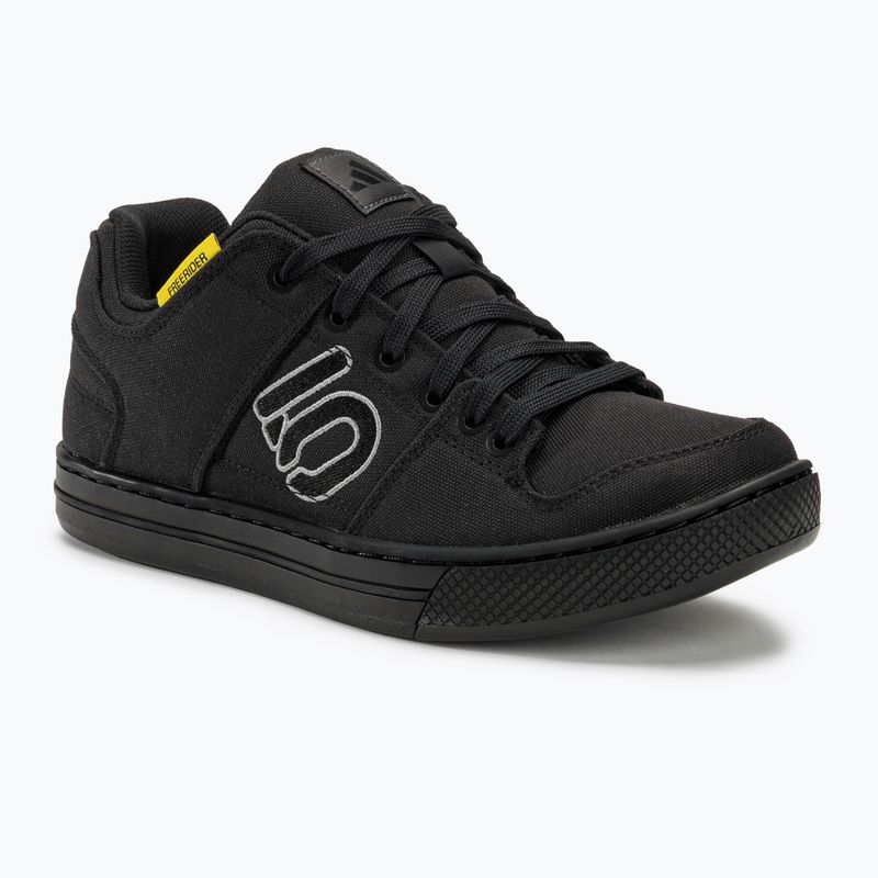 Men's platform cycling shoes adidas FIVE TEN Freerider Canvas core black/dgh solid grey/grey five