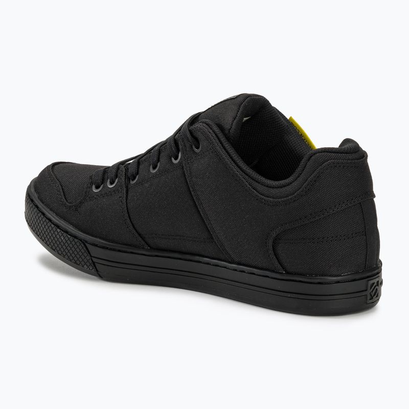 Men's platform cycling shoes adidas FIVE TEN Freerider Canvas core black/dgh solid grey/grey five 3