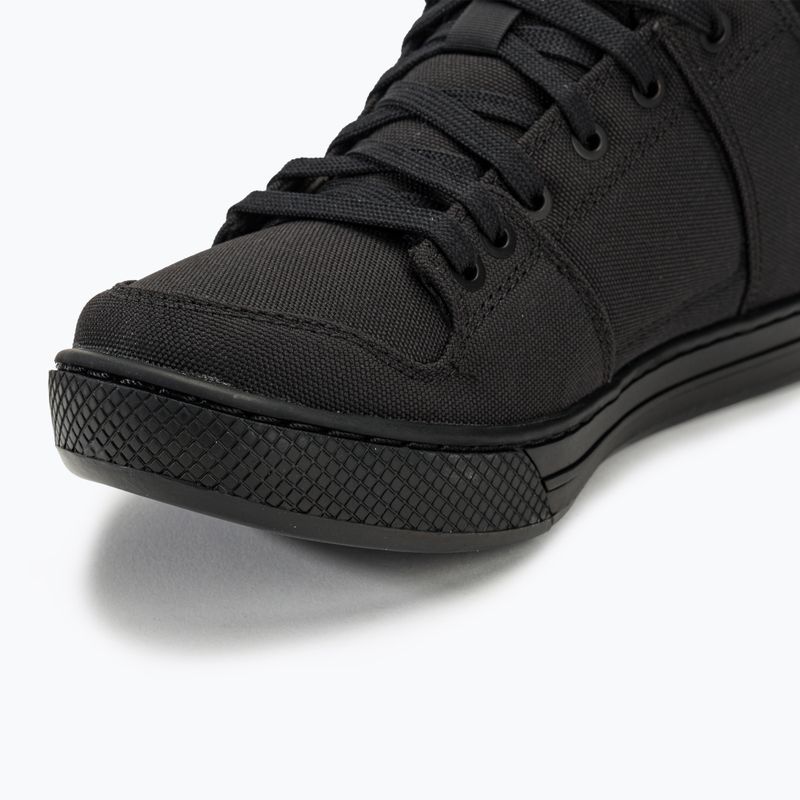 Men's platform cycling shoes adidas FIVE TEN Freerider Canvas core black/dgh solid grey/grey five 7