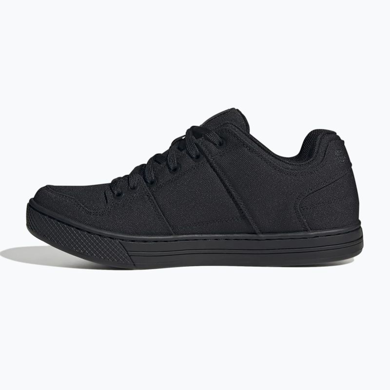 Men's platform cycling shoes adidas FIVE TEN Freerider Canvas core black/dgh solid grey/grey five 10