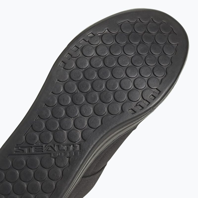 Men's platform cycling shoes adidas FIVE TEN Freerider Canvas core black/dgh solid grey/grey five 13