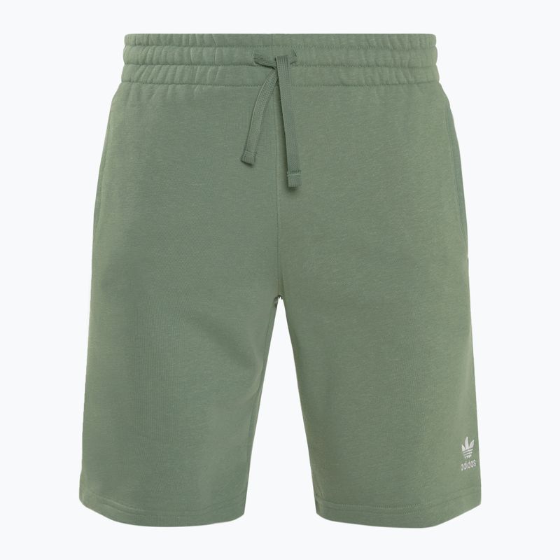 Men's adidas Essential + Made With Hemp silver green shorts