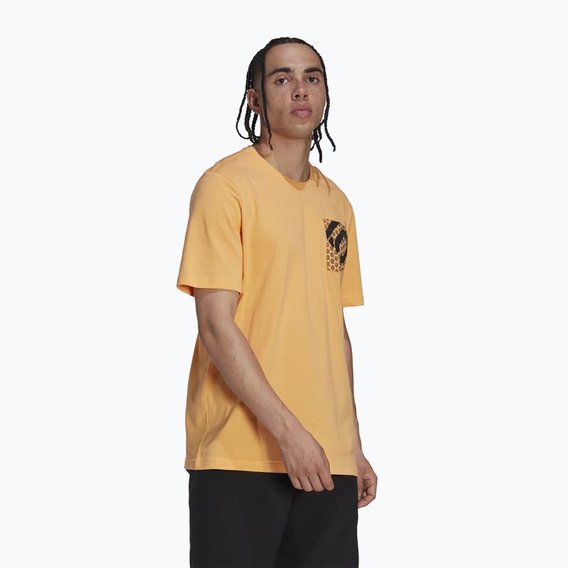 Men's T-shirt adidas FIVE TEN Brand Of The Brave Tee hazy orange 3