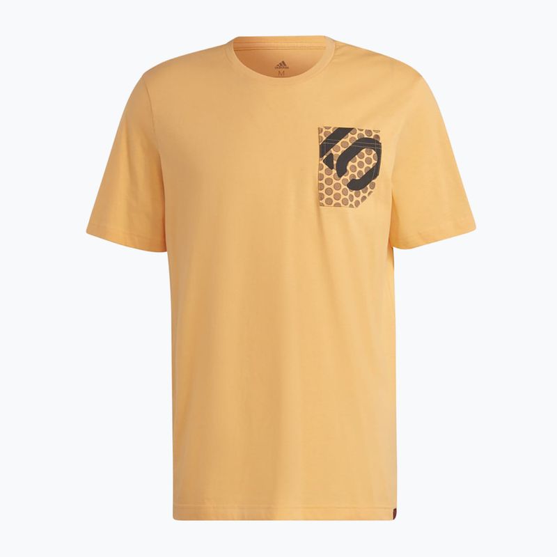 Men's T-shirt adidas FIVE TEN Brand Of The Brave Tee hazy orange 7