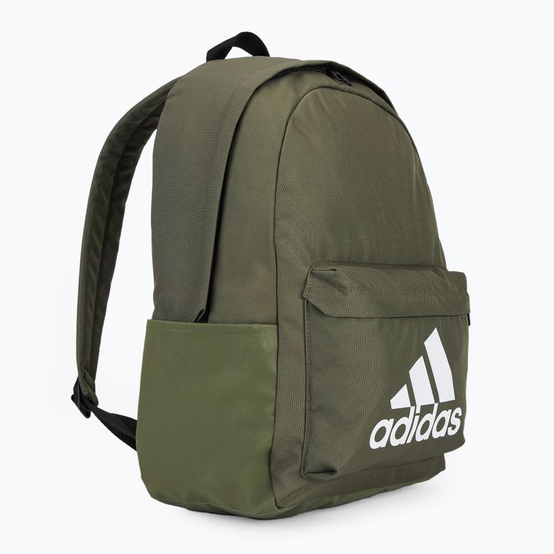 adidas Classic Badge Of Sport backpack 27.5 l olive strata/white 2