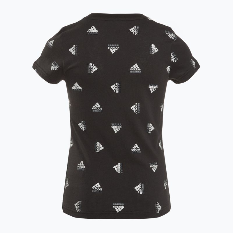 adidas Brand Love children's t-shirt black/white 2